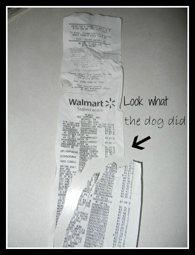 walmart app receipts