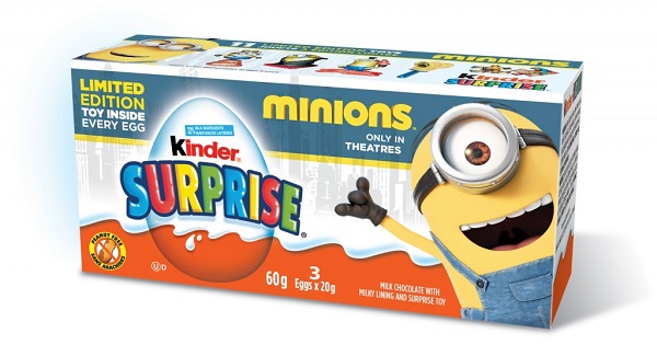 minion kinder surprise eggs