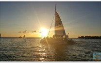 Sunset At Mallory Square Key West Florida