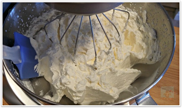 HomemadeButterInMixer