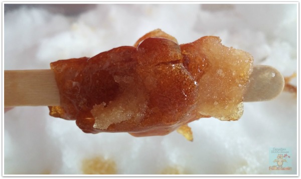 Canadian Maple Taffy on a stick