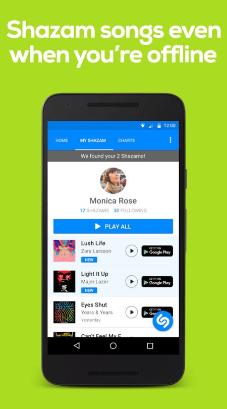 Shazam Music App