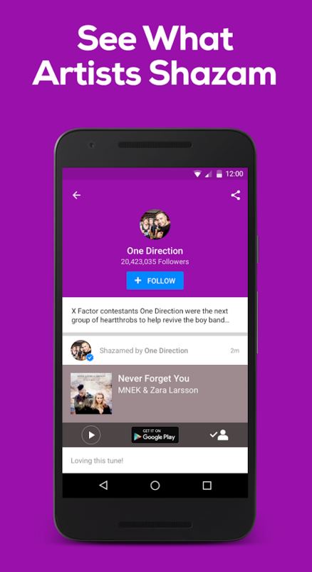shazam music app