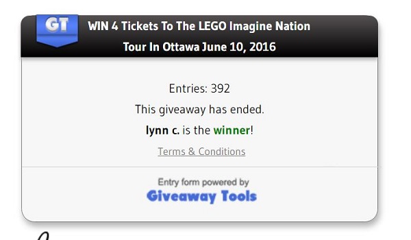 LEGOGiveawayWinner