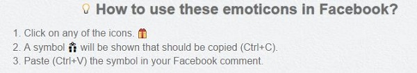 Facebook Secret Emoticons