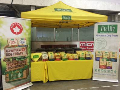 VitaLife Dog Treats Booth