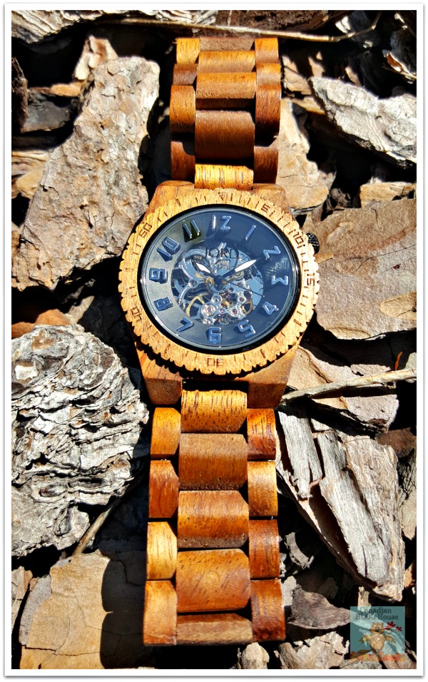 Dover Series Koa and Black JORD wood watch