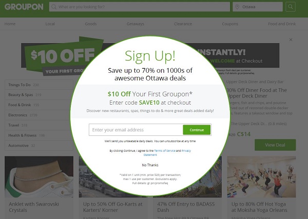 Groupon Coupons Savings