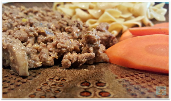 Healthy Meal Plan Hamburger Noodles Carrots