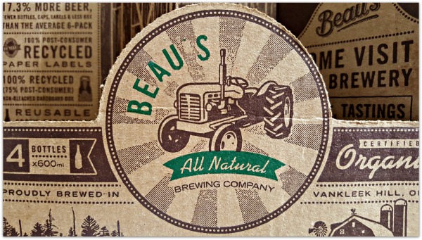 Beau's All Natural Lug-Tread  Ottawa's official beer 