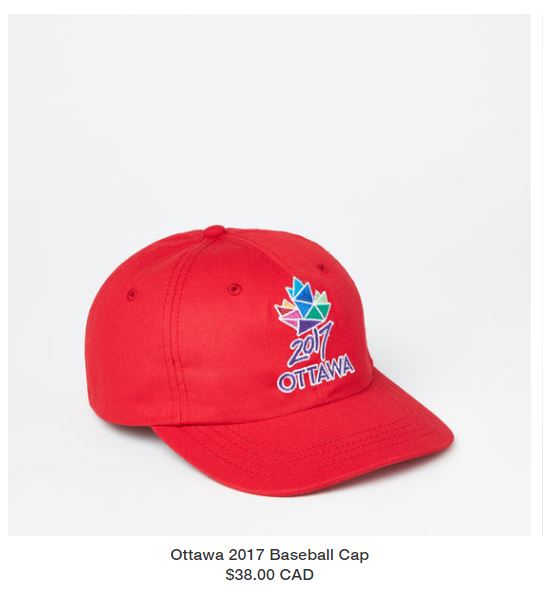 Ottawa 2017 ROOTS Baseball Cap
