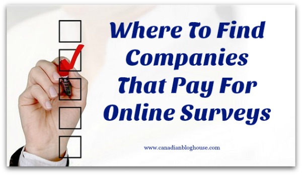 Where To Find Companies That Pay For Online Surveys