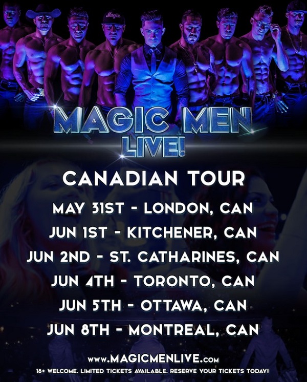 Magic Men Live Canada Tour