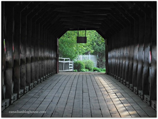 Wooden Bridge Wakefield Quebec Fuji FinePix XP120