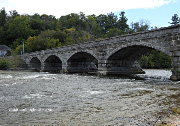 Ontario's Highlands Five Span Stone Bridge Pakenham Small Towns in Ontario