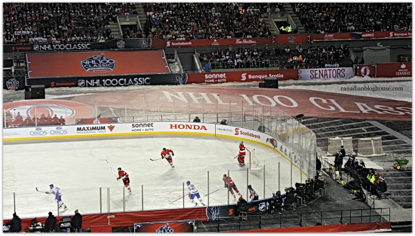 NHL 100 Classic Outdoor Hockey Game
