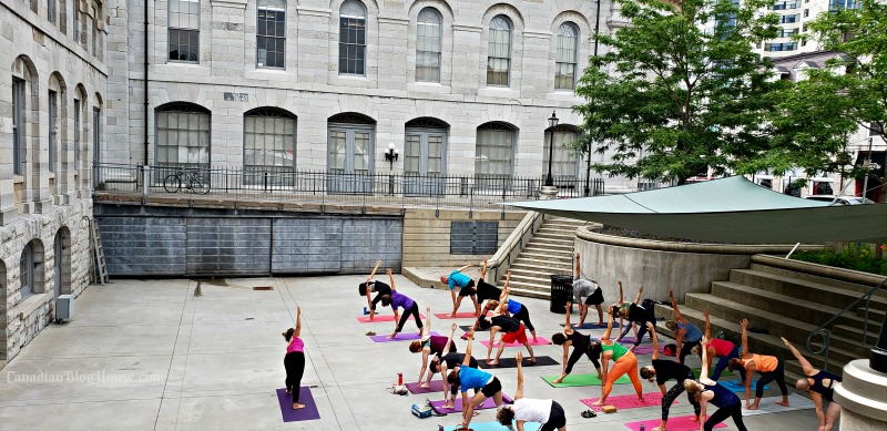 Yoga at City Hall in Historic Downtown Kingston