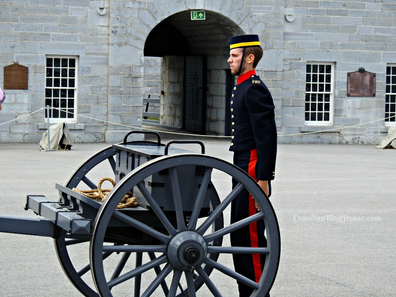 Fort Henry Guardsman in Historic Downtown Kingston