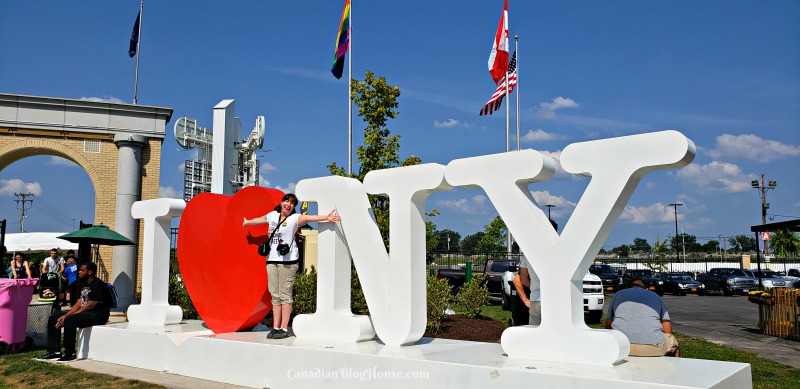 I Love New York sign at the Great New York State Fair