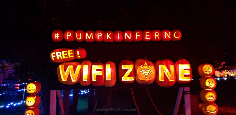 Pumpkinferno Handcrafted Pumpkins WiFi Zone