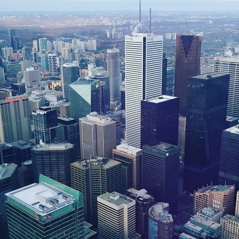 Toronto Skyscrapers Canada's Downtown