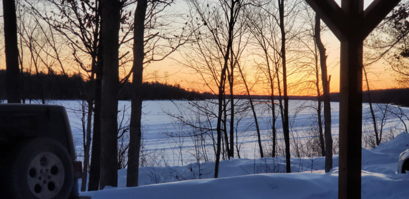 Chalet Buckingham sunset