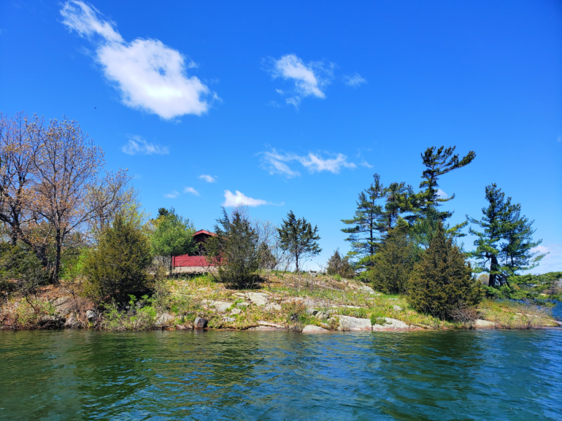 Parks Canada island in Thousand Islands National Park