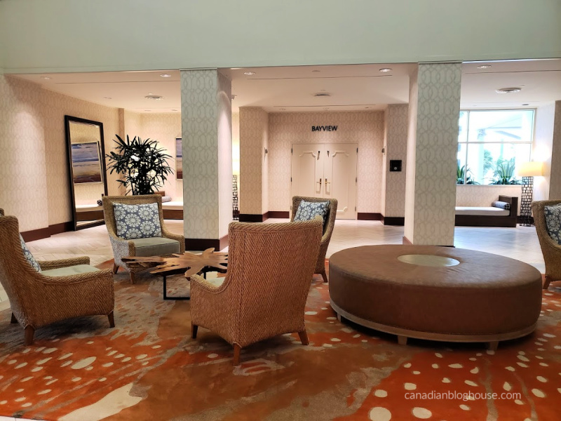 Omni Corpus Christi Hotel seating area in lobby