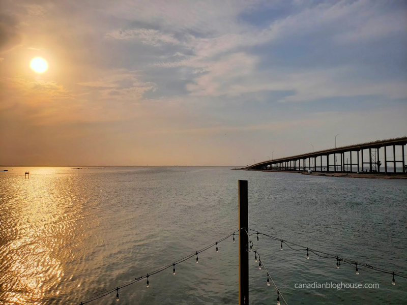 Corpus Christi sunset from Padre Island