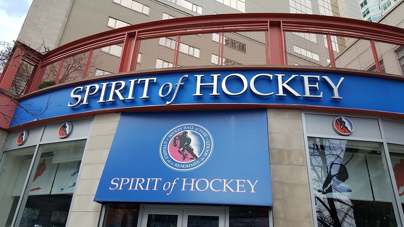 Toronto Hockey Hall of Fame sign